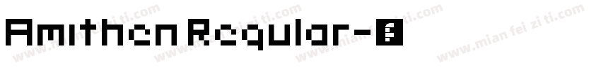 Amithen Regular字体转换